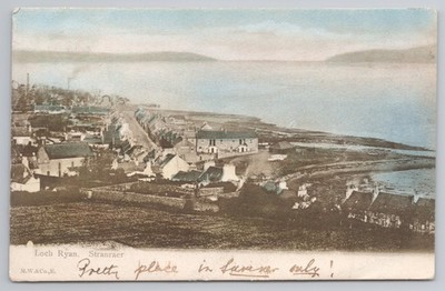 Loch Ryan Stranraer Wigtownshire Schottland MW Co 1906 Topographie