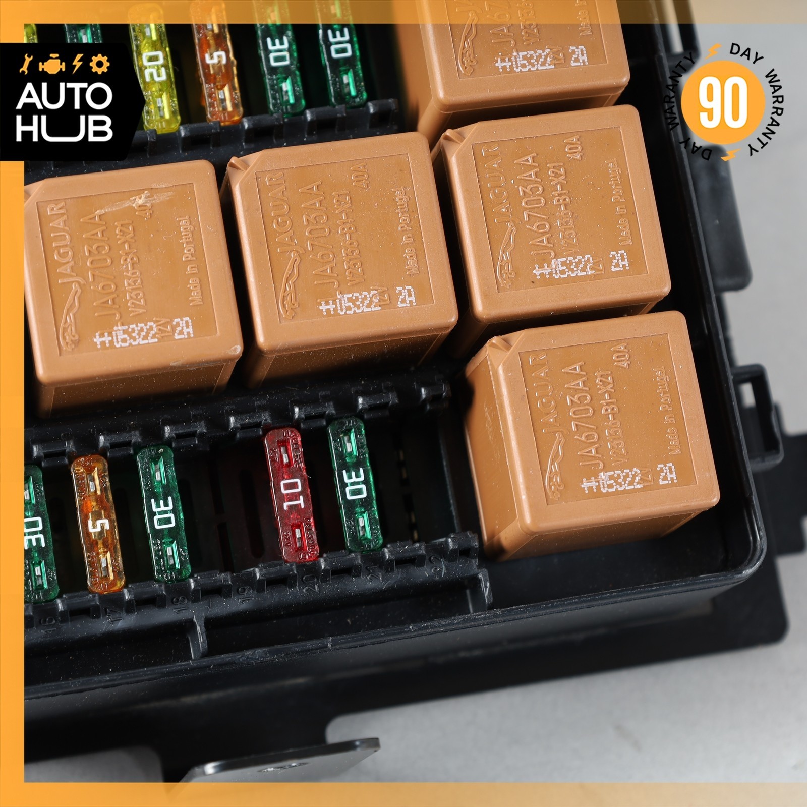 05-06 Aston Martin DB9 V8 Vantage Rear Trunk Fuse Box Relay Junction OEM 34k