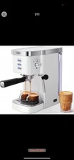 Gevi Espresso Machine 20 Bar High Pressure,Compact Espresso Maker with Milk Frot