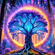 Tree of Life Diamond Art Kits for Adults, 5D Diamond Painting Kits for Adults Be