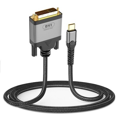 Critin USB C to DVI Adapter 3ft,USB Type-C Cable [Thunderbolt 3/4]...