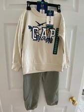 Gap 2 Piece Set Long Sleeve Shirt and Jogger Pant Toddler Size 5T
