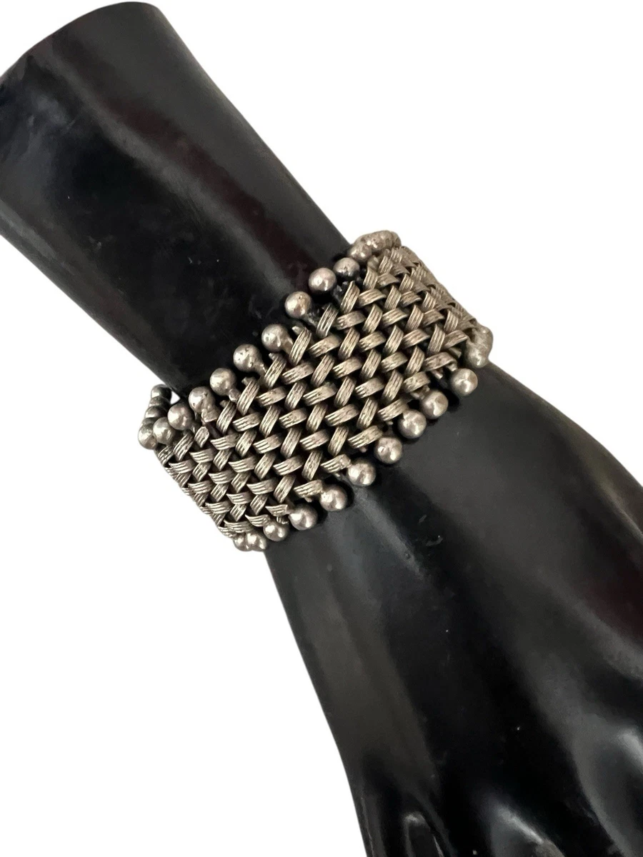 Bracelet Gourmette Grosse Maille Argenté - Fantaisie Ultra Léger - Femme