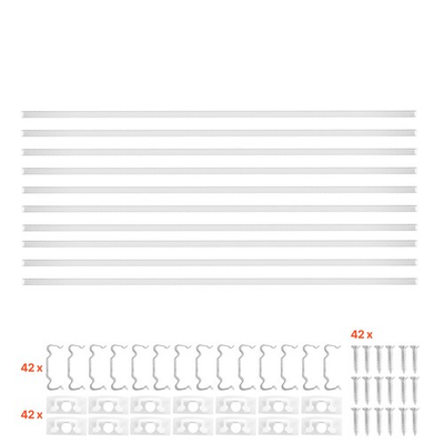 #ad Uimoso 10 Pack 6.6 ft 2M U Shape LED Aluminum Channel with Milky Diffuser $55.39