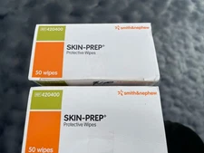 Smith & Nephew - 420400 Skin-Prep Protection Dressing Wipes - 50 Count Exp 3/23