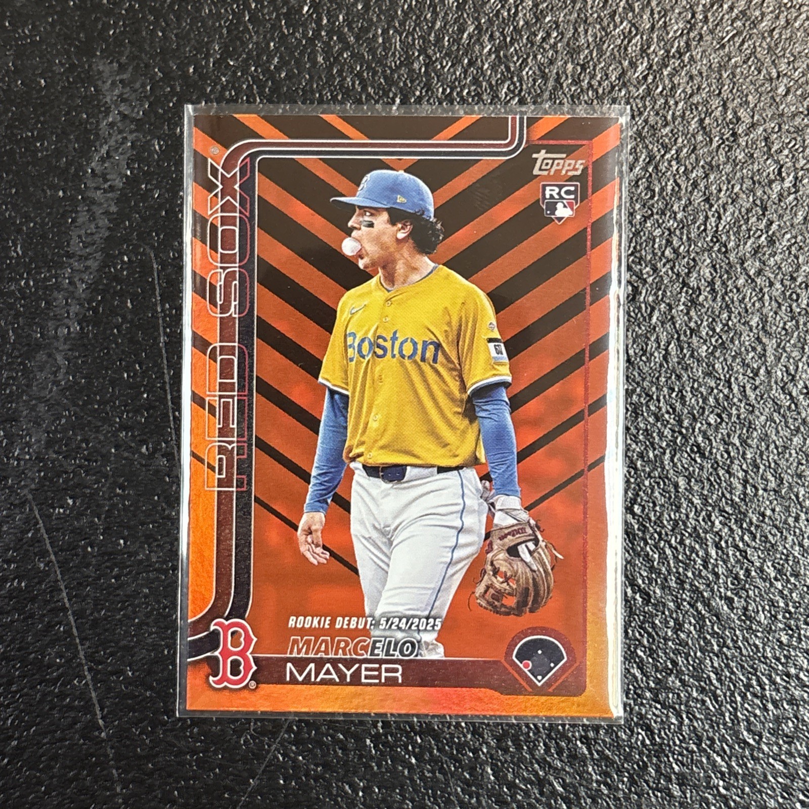 2025 Topps Update Series - Base Holiday Parallel #US276 Marcelo Mayer (RC) Debut