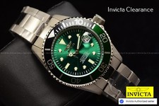 Invicta Pro Diver TITANIUM Mens 45mm AUTOMATIC Green Dial TITANIUM SS Watch