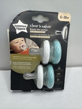 Tommee Tippee Closer To Nature Soother Pacifier Breast-Like 6-18M 4 pack Unisex
