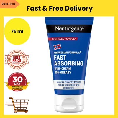 BRANDED Neutrogena Norwegian Formula Fast-Absorbing Hand Cream Lightweight, 75ml