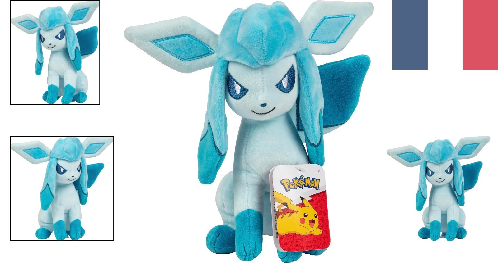 Peluche Pokémon Givrali bleue de taille moyenne pour enfant
