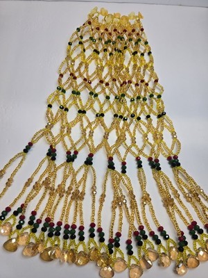 Malla Para Orisha Oshun Ibu Kole,para SOPERA ENTRE 16-18 Pulgadas.