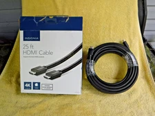 NEW/OPEN BOX INSIGNIA 25' HDMI 4K ULTRA HD HIGH SPEED CABLE! SEE PICTURES 4 INF0