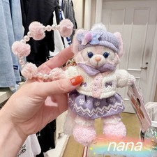 HongKong Disney 2025 Authentic Winter Christmas Party Linabell Plush Keychain