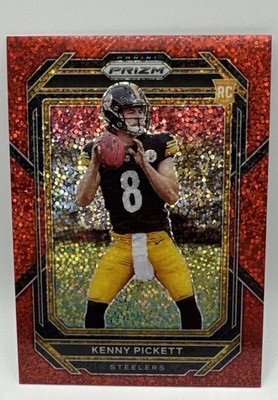 2022 Panini Prizm - Rookies Kenny Pickett #301 Red Sparkle Prizm (RC) Steelers