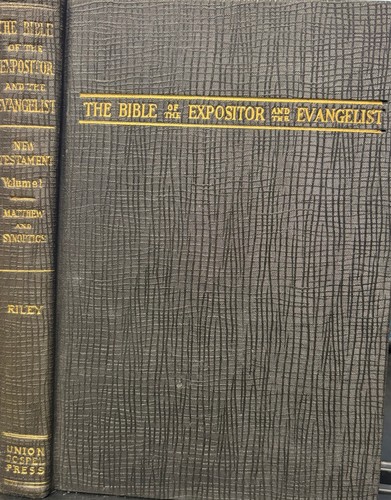Cover of Bible of the Expositor & The Evangelist NT Vol. 1-Matthew/Synoptics-Riley- Good