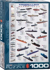 Submarines and U Boats 1000 Piece Puzzle (6000-0132)
