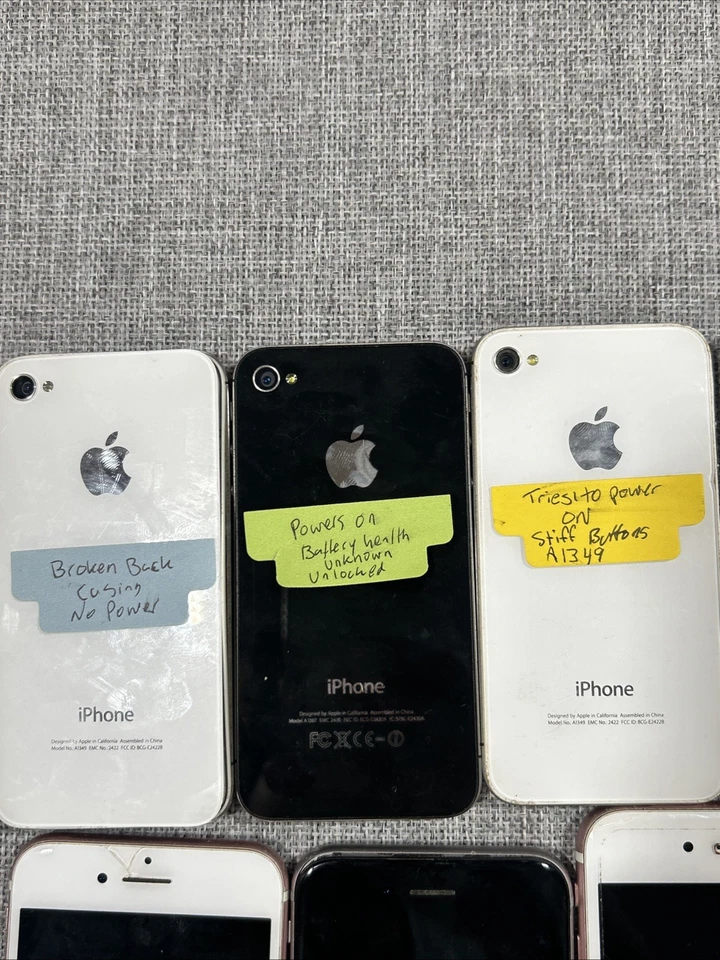 Apple iPhone iPad Lot Of 15 For Repair Or Parts XS 4 Mini 6 *read description* - Image 3 of 4