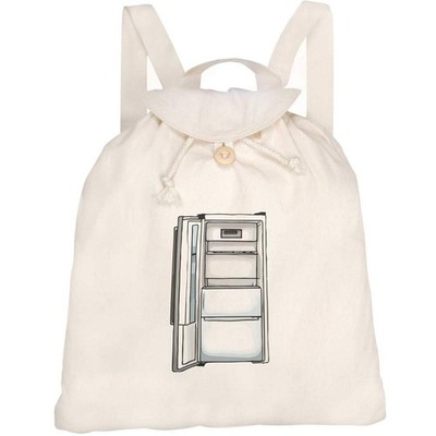 Canvas-Rucksack / Backpack ''Leere Kühl-Gefrierkombination'' (RK00033951)