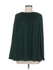CATHERINE Catherine Malandrino Women Green Long Sleeve Blouse 6