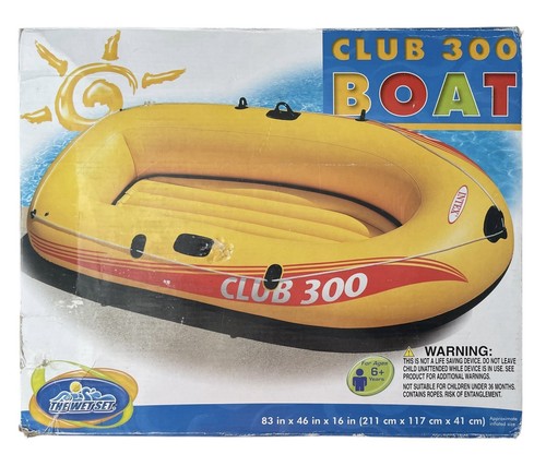 The Wet Set INTEX Club 300 Boat 83”x46”x16” New - Picture 2 of 2