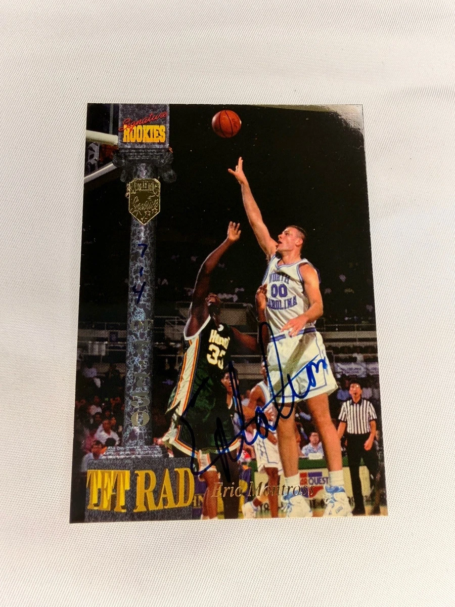 Eric Montross Basketball Autographed Sports Trading Cards