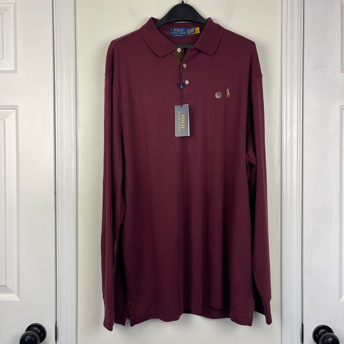 Polo RalphLauren　ポロラルフローレン Cambridge　XXL Polo Ralph Lauren Mens Shirt Size 2XLT Tall Short Sleeve