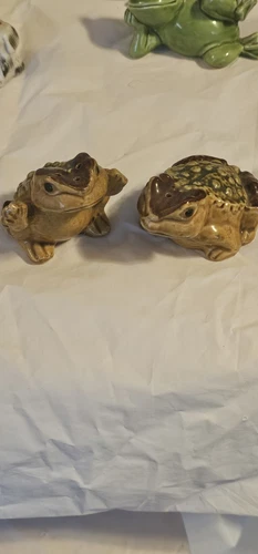 Antique Salt And Pepper Shakers - Imagen 2 de 10