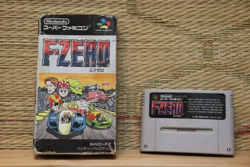 F-ZERO w/box Nintendo Super Famicom SFC Very Good- Condition!