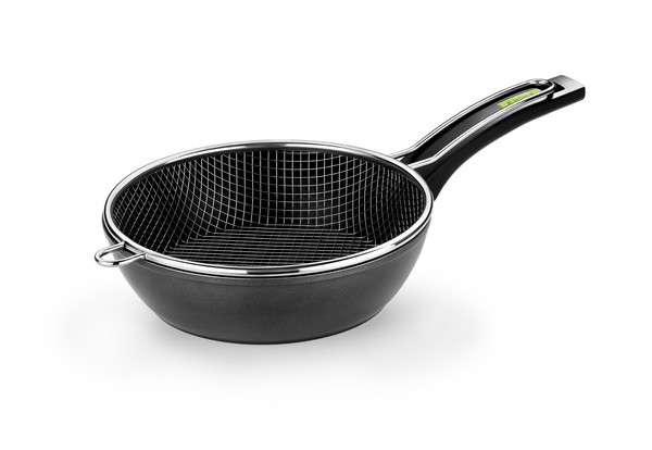 Monix Green | Schmorpfanne 28 Cm Mit Frittierkorb-image