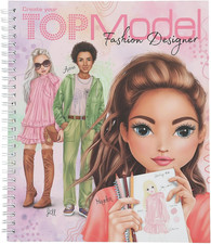 Depesche 13582 Create your TOPModel - Malbuch mit 40 vorgedruckten Seiten zum Ge