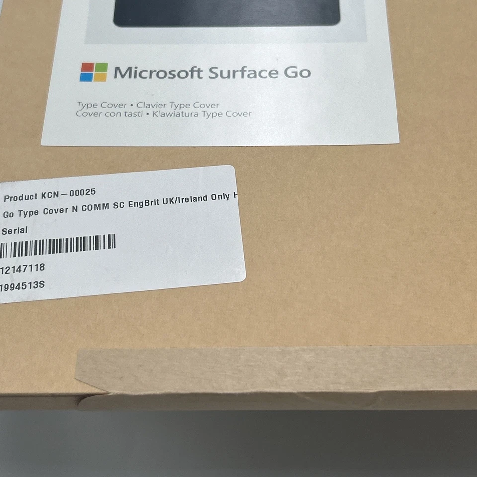 Microsoft Surface Go Type Cover Keyboard (Model 1840) - Black (Sealed) - Image 3 of 4