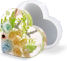 Resin Silicone Molds Large, Heart Resin Molds Silicone, Large Silicone Molds for