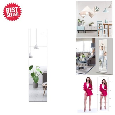 Modern 12''x12'' Frameless Glass Mirror Tiles - Ideal for Gym & Home Decor