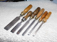 Job Lot - Vintage Woodworking Firmer Chisels - All Need Attention - Hand Tools