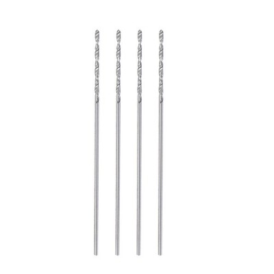 4pcs 0.75mm C3/K10 Tungsten Carbide Precision Straight Shank Twist Drill Bit