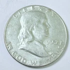 1952 Franklin Half Dollar - 90% Silver - Circulated Coin #6621