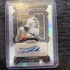 2023 Panini Prizm Baseball Ty Madden Potential Penmanship Autograph AUTO #PP-TM