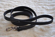 Leather Dog Leash Lead Personalized FREE Amish Made 5' by 3/4 New USA Quality