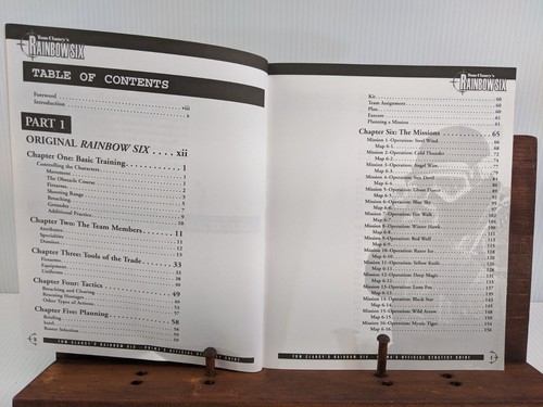 Rainbow Six Gold Edition Prima's Video Game Official Strategy Guide 1999 - Picture 6 of 9