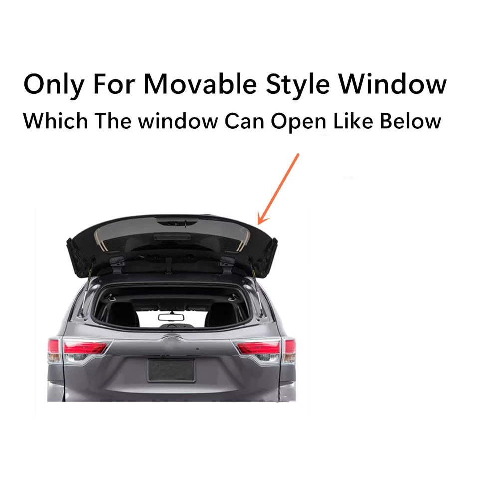 Heated Back Window Liftgate Glass For 2008-2013 Toyota Highlander Movable Only Foto 3 de 4