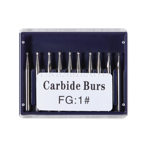 1-10 Dental Surgical Burs 25mm / Carbide Burs Friction Grip FG Round High Speed - Picture 37 of 91