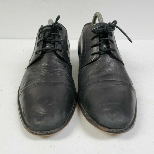 Florsheim Montinaro Derby Dress Shoes Mens 9 D11738 Black Leather Oxford Lace Up - Picture 3 of 8