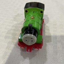 Thomas  Friends My First Percy Push Along Train Steam Engine Green Railroad1987