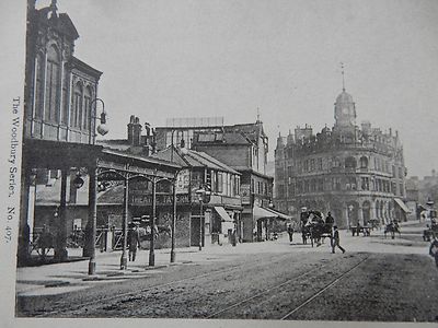 Manningham Lane Bradford EDWARDIANISCHE POSTKARTE AUTHENTISCHER ARTIKEL GESCHENK POTENZIAL 