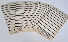 Wurlitzer Seeburg AMI 78 rpm jukebox Machine title strips 80 ORIGINAL 1947 USA *