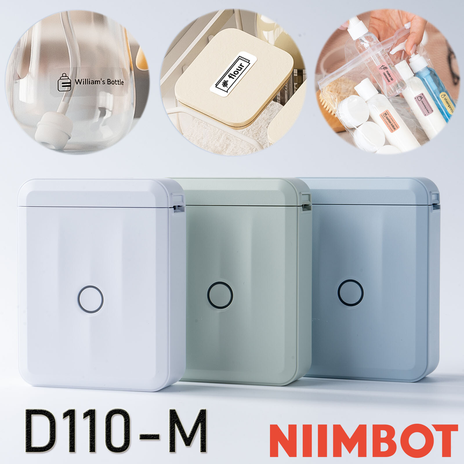 Bluetooth Label Maker Portable Thermal Printer with Tape by NIIMBOT