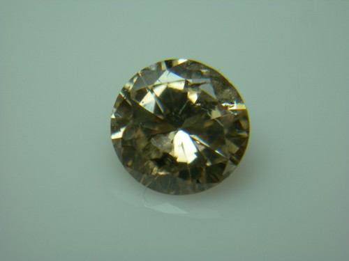 0.26ct raro DIAMANTE NATURAL gema CHAMPAGNE DE LUJO color fluorescente sin tratar - Imagen 4 de 13