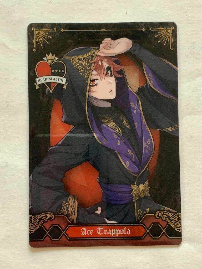 Ace Trappola Disney Twisted Wonderland Plastic card Japanese