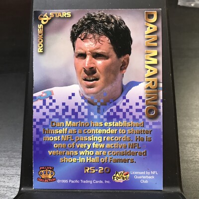 1995 Pacific Triple Folders Rookies & Stars Raspberry Dan Marino