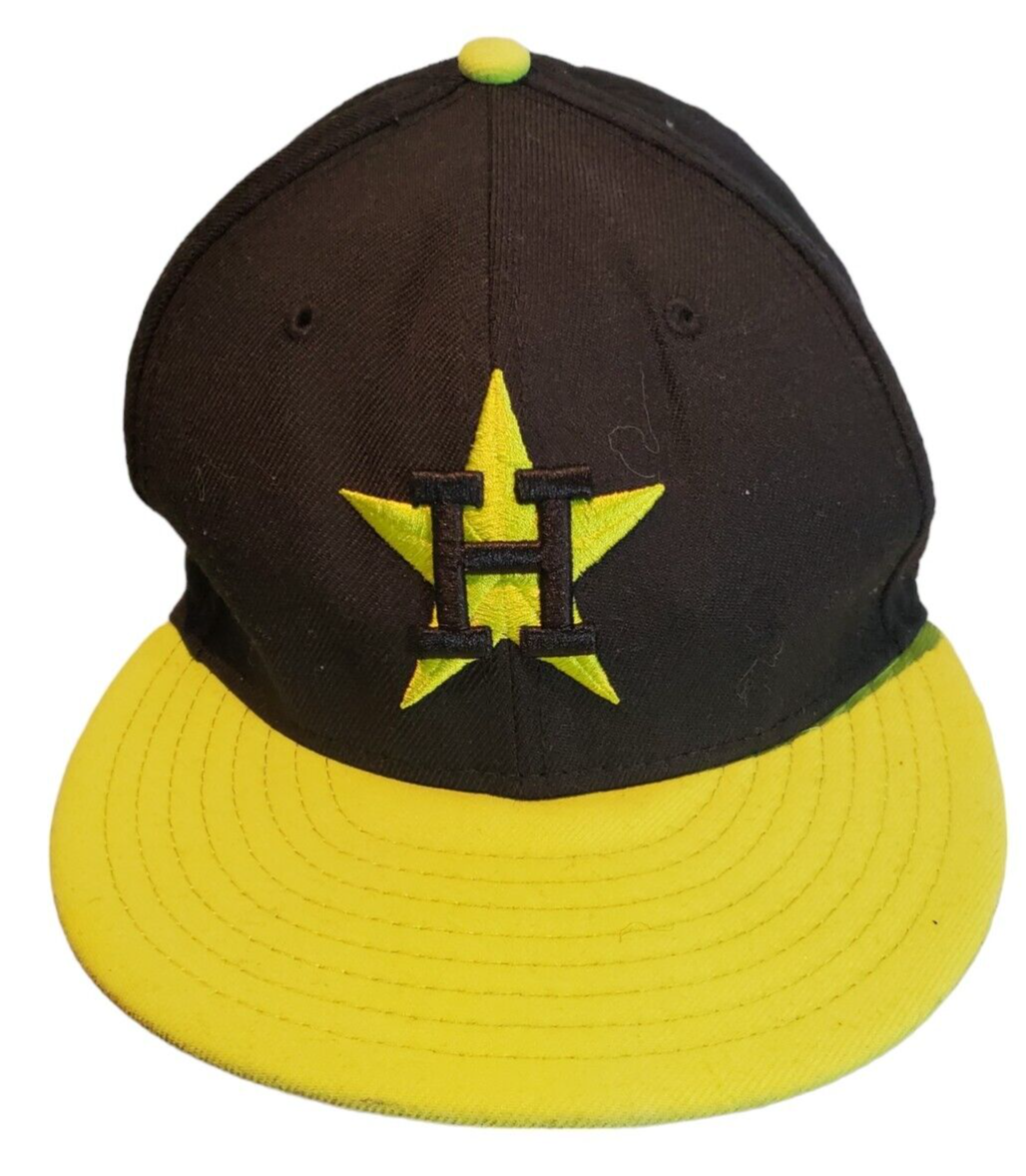 Houston Astros Neon Green Embroidered Logo New Era 59Fifty